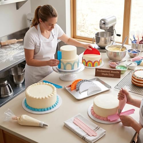 9Pcs –Cake Arch Guide, PLA Cake Swag Marker for 4-8 Inch Cakes
