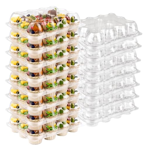 12 Counts x 15 Sets Cupcake Containers 12 Count Cupcake Boxes