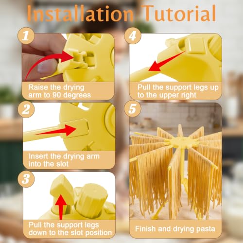 Pasta Making Tools Set, 9 Pcs Homemade Pasta Solid Wood Making Kit