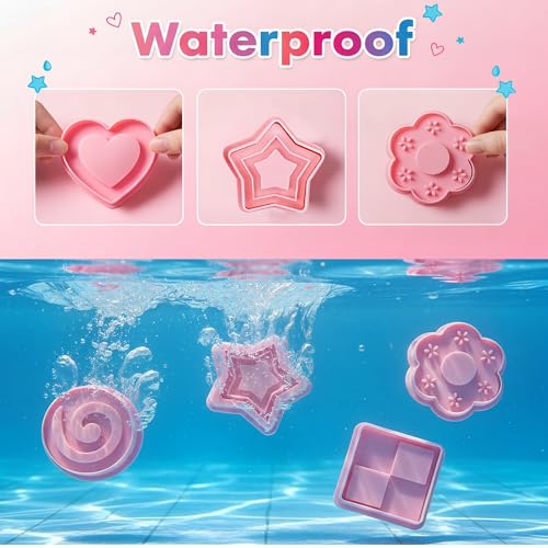 8 Pcs Jam-Filled Sandwich Cookie Cutter Set Star Cookie Stamps with Plunger - color: Star Cookie Cutter