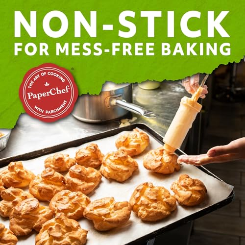 PaperChef Parchment Paper Nonstick Baking 2 Pack 15" x 33' Roll 41 sq ft - size: Roll 41 sq ft (Pack of 2)