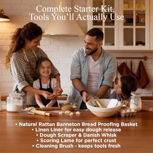 Sourdough Bread Kit, Complete Bread Making Supplies and Sourdough Tools