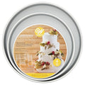 Wilton Aluminum Round Cake Pan Set, Made Without PFAS, 4-Piece - size: 4-Piece Set (Small and Medium)
