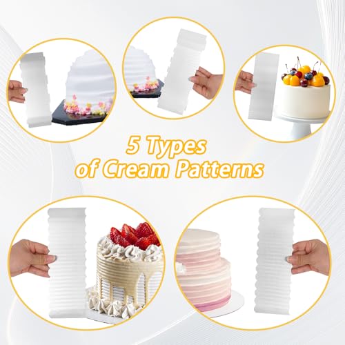 9 Inch Cake Scraper Smoother, Cake Decorating Tools for Buttercream