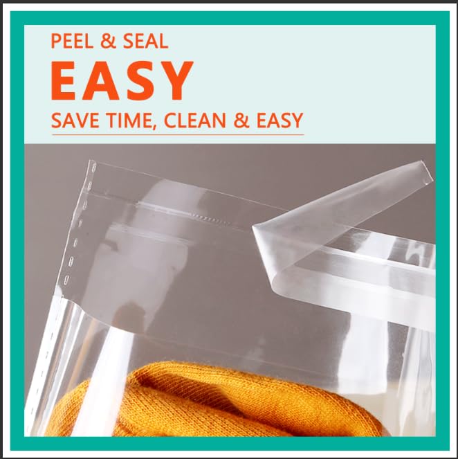 iMailer 200 Pcs 11" x 14" Clear Cellophane Bags - size: 11x14 Inch (Pack of 200)
