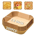Air Fryer Liners 4qt for Cuisinart Air Fryer, Airfryer Liners Disposable Square 7.9 Inch Air Fryer Paper Liners Non-Stick Air Fryer Parchment Paper Liners Oil Resistant - size: Square-7.9inch