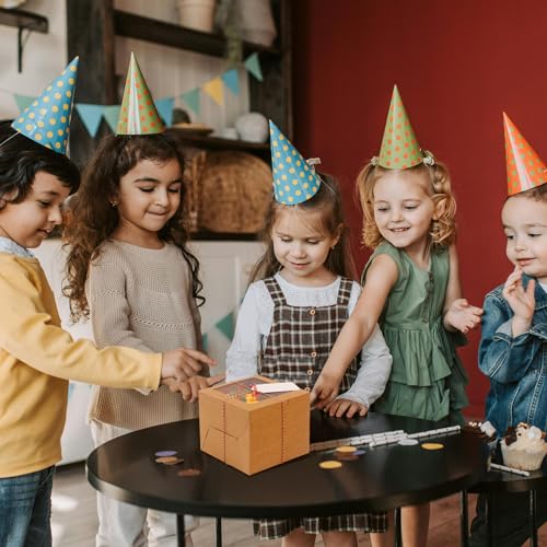 20Pcs Mini Cake Boxes with Window, 6x6x5 Inches Brown Bakery Boxes - color: Brown, size: 6x6x5 Inch