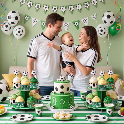 Soccer Cupcake Liners 200 Count Paper for Kids Birthday Parties - style: Style B