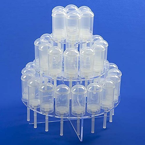 Jusalpha 3 Tier-Clear Acrylic Push Pop Cake Display Stand 3TPP (1 Set)
