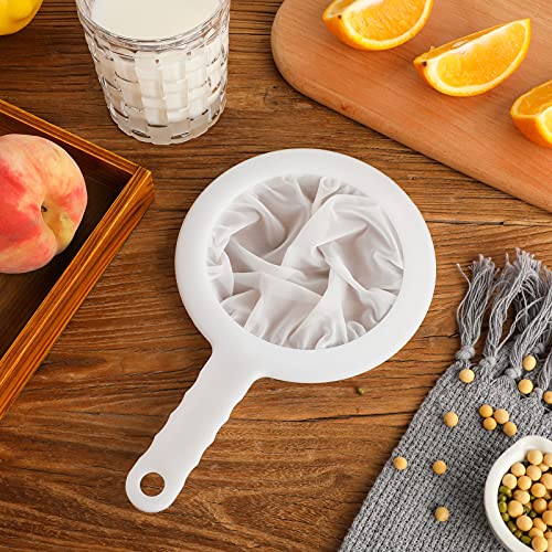 Zopeal 2 Pcs Ultra Fine Mesh Plastic Strainer for Kefir Grain, 80/300 Mesh - size: 80/300 Mesh