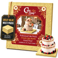 Cakebon Cake Boards 14" Gold Square Cake Drums 1/2" Wrapped Edge 1Pack - color: Gold, size: 14 Inch