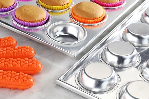 New Star Foodservice 37838 Commercial Grade Aluminum Muffin Pan - color: Silver, size: 24-Cups