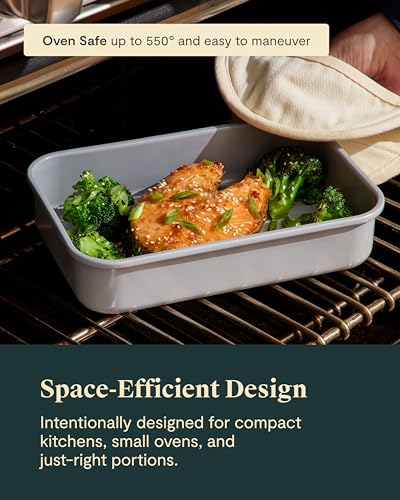 Caraway Non-Stick 9" x 6.5" Small Rectangle Baking Pan - color: Navy, size: Mini Rectangle Pan