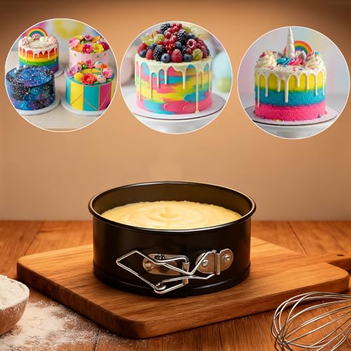 4 Inches Mini Springform Pan, 4-Pack - size: 4 Inch