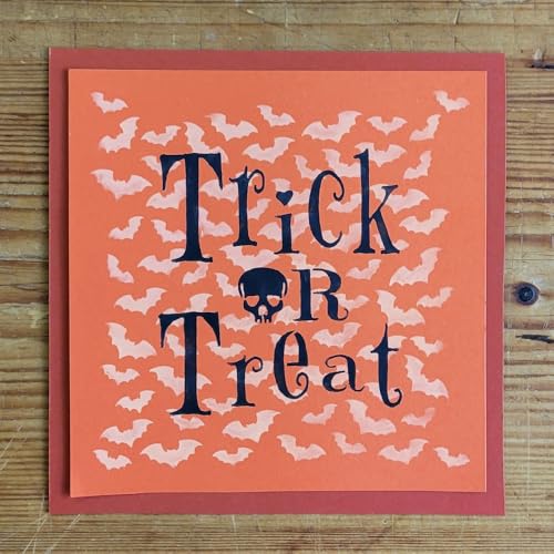 Scattered Bats Cookie and Craft Stencil CM159 by Designer Stencils
