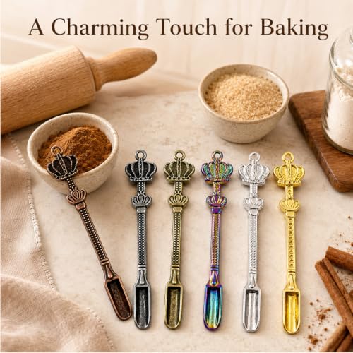 6 Pack Mini Shovel Spoons, Small Spoon Measuring for Kitchen Spice