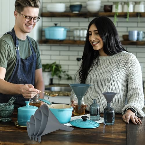 Plastic Funnels for Kitchen Use Set of 4