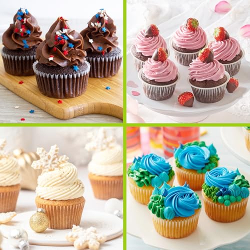 Suuker 1M Cake Decorating Tips, 3 Pieces (Pack of 2) - size: 3 Pieces (Pack of 2)
