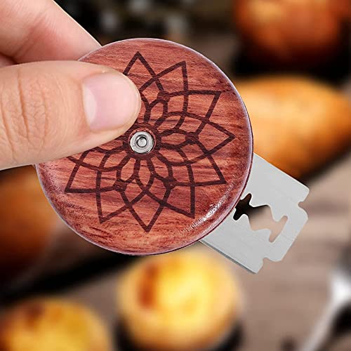 TEONEI Bread Lame Blades Scoring Tool,Bread Scoring Knife,Bread Dough Cutter,Sourdough Scoring Blade,with Replaceable 5 Cutters for Baking Cooking