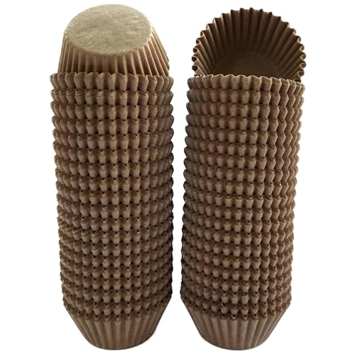 1000-Count Natural Mini Cupcake Liners Small Muffin Liners No Smell Premium Greaseproof Paper Cupcake Wrappers Baking Cups (1.35 Inch Bottom Dia.) - color: Natural, size: Mini/1.35Inch