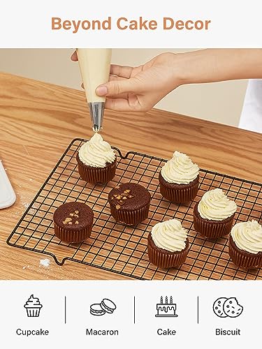 Kootek Piping Bags, Disposable Pastry Icing Bags 16 Inch, 100 Pcs Large