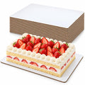 15 Pack 13.75x9.75 White Rectangle Quarter Sheet Cake Boards - size: 15 Pack