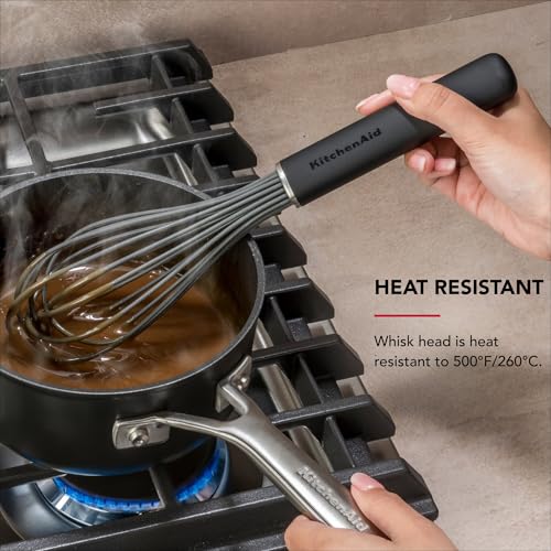 KitchenAid Silicone Whisk - color: Black