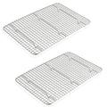 P&P CHEF 15.3 Inch Stainless Steel Cooling Baking Rack Set of 2 - size: 15.3 Inch