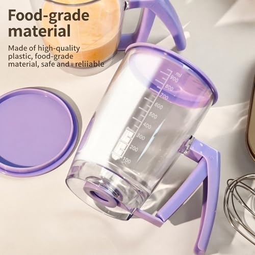 Pancake Batter Dispenser with Squeeze Handle, Purple
