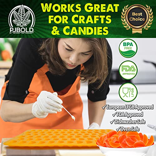 Mandarin Orange Slice Silicone Candy Mold - Half Sheet - size: Orange Slice
