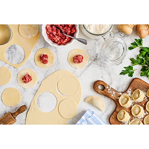 Mrs. Anderson's Baking Cookie Fondant Cutters, Graduated Round - size: Set of 5