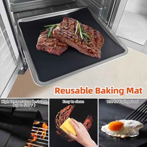4 Pcs Air Fryer Liners and 100 Pcs Parchment Paper for Breville BOV900BSS