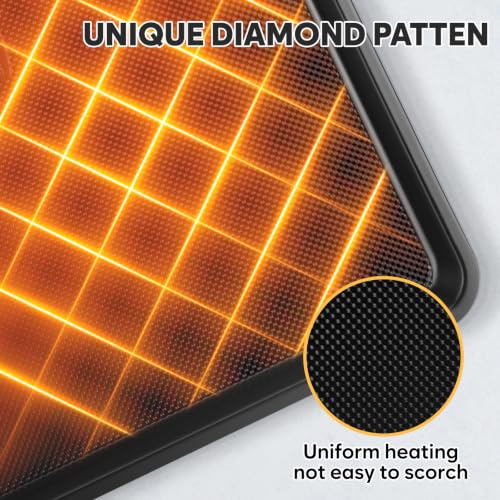 Quarter Sheet Pan Set of 2, 12.8 ” x 9 ”, Cookie Sheets for Baking 0.8mm Thick Non Stick Baking Sheets for Oven Heavy Duty Baking Trays - size: 12.8 × 9 ×1 inch