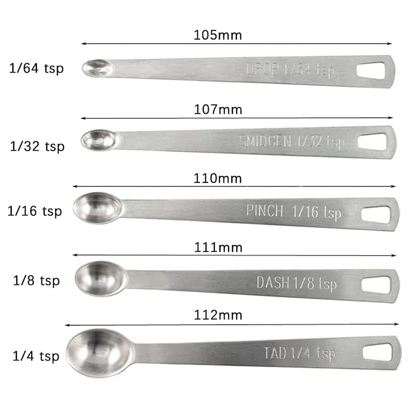 15-Pc Stackable Measuring Cups and Mini Spoons Set with Lid - color: 15 Piece