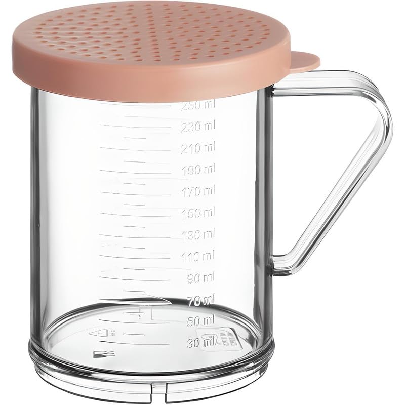 OCS Parts 6-Pack 10 oz Shakers with 3 mm Perforated Rose Lids | 3.75" - color: Rose - 3 MM