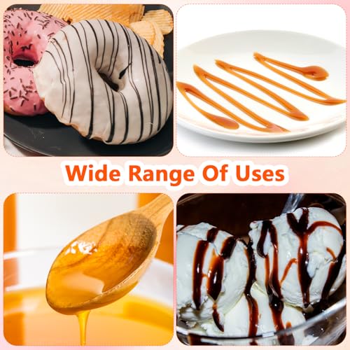 60 Pcs Squeeze Bottle for Liquids, Mini Sauce Bottles with Squeeze Top Caps, for Icing Cookie Decorating Sauces Condiments Arts Crafts (1 Oz)
