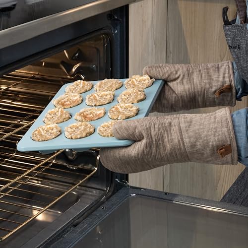 KitchenAid 12-Cup Nonstick Aluminized Steel Muffin Pan, Mineral Water - color: Mineral Water, size: 12 Cup