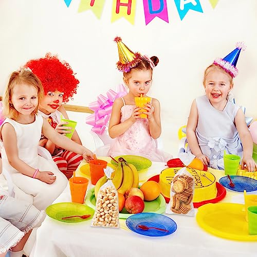Augshy Cellophane Treat Bags,300Pcs 4x9 Inches Treat Cello Bag for lollipop - size: 4x9 Inches