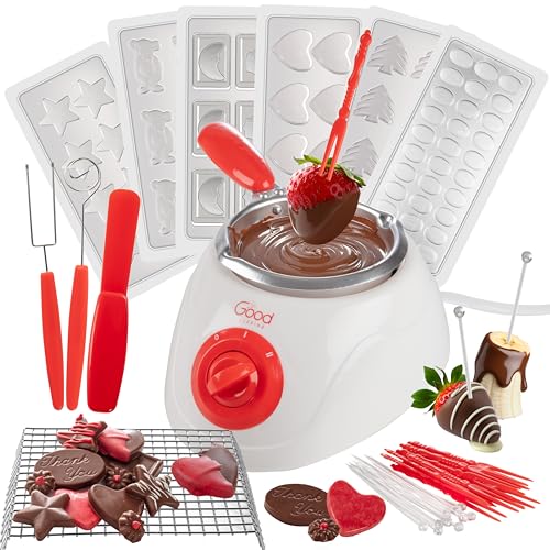 Electric Chocolate Fondue Melting Pot- Halloween Candy Bar Making Set - size: Single Pot