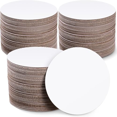 12 Inch Cake Circle Pizza and Pie Circle High Quality Sturdy White Corrugated Cardboard Cake Circles 12 inch 100% Food Safe 12 inch Cake Boards Round Cake Board 12 inch (Pack of 25) Thick Cardboard - size: 12", Pack of 25