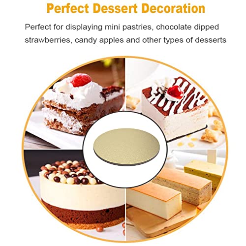 3 Pack Cake Boards Golden Round Cake Circles