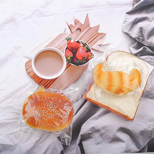 800 PCS Clear Re-sealable Cello/Cellophane Bags 3 Sizes with 4×6, 5×7, 6×9 Inch Good for Bakery, Snacks, Candle, Soap, Cookie, Jewelry, Cards - size: 800 Count (4"x6", 5"x7", 6"x9")