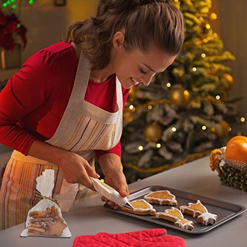 Morepack Cellophane Treat Bags 6x6 Inches 200 Pcs - size: 6x6 Inch (Pack of 200)