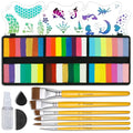 Face Painting Kit, 240g Split Cake Face Paint, Water Activated