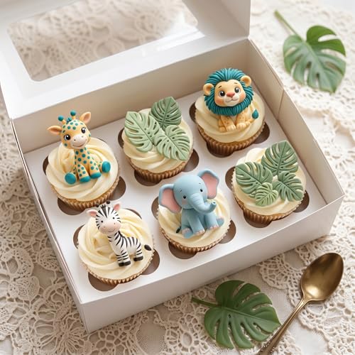 Lion Giraffe Elephant Silicone Mold Monkey Tiger Zebra Fondant Mold