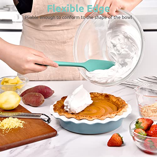 U-Taste Silicone Large Spatula, 600ºF High Temp Scraper, 11.38in, Aqua Sky - color: Aqua Sky, size: 11.38 in (large spatula)