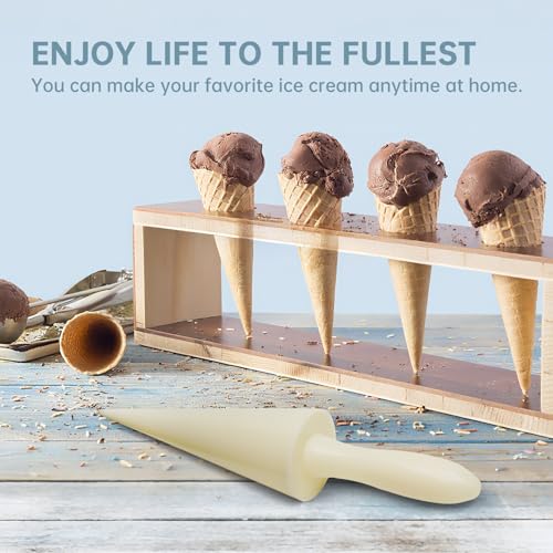 1Pcs Cone Roller Pizzelle Roller, Cone Ice Cream Cone Mold Roller Pizzelle Roller Cone Pastry Ice Cream Cone Mold Mini Waffle Cones Pastry Decorating Baking Tool