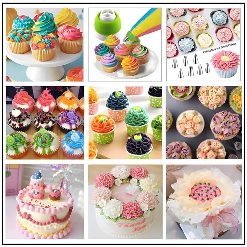 Cake Decorating Kit, 387 Pcs Baking Supplies (Pink)