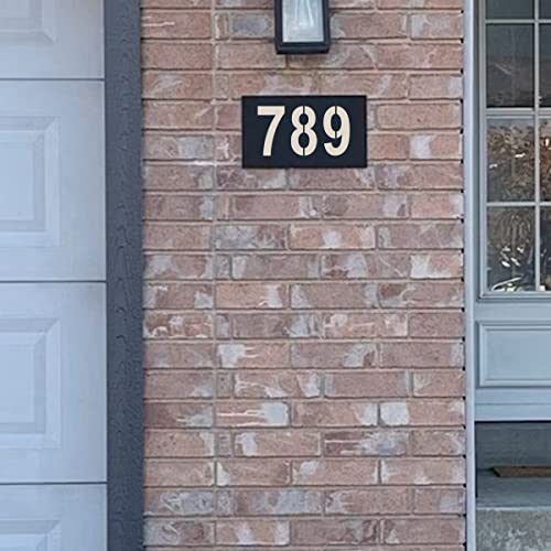 9 Inch Large Number Stencils for Painting - 11 Pack Number Stencil Templates for Curb Address, Cakes, Cookies, Mailboxes and Crafts, Reusable House Numbers Stencils for Wood Signs & Cement Wall Art - size: 9 Inch