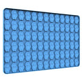 Gummy Bear Silicone Molds with Scraper - Perfect for Making Gummy Bears, Chocolates, Candies and Ice Cubes - color: Blue